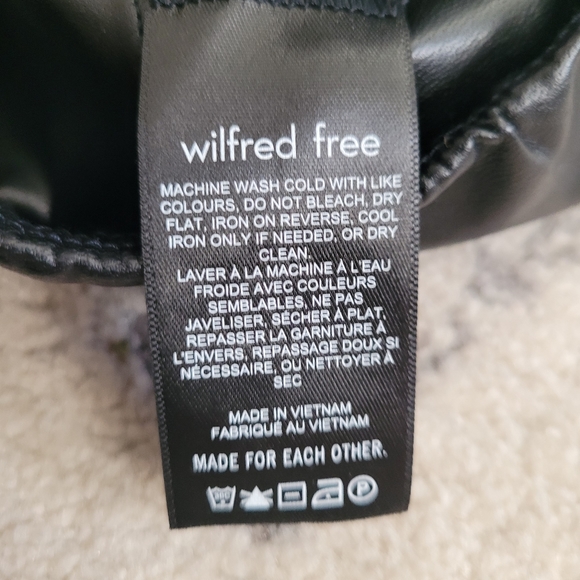 Aritzia Wilfred Free Daria Vegan Leather Leggings XS - Picture 5 of 6